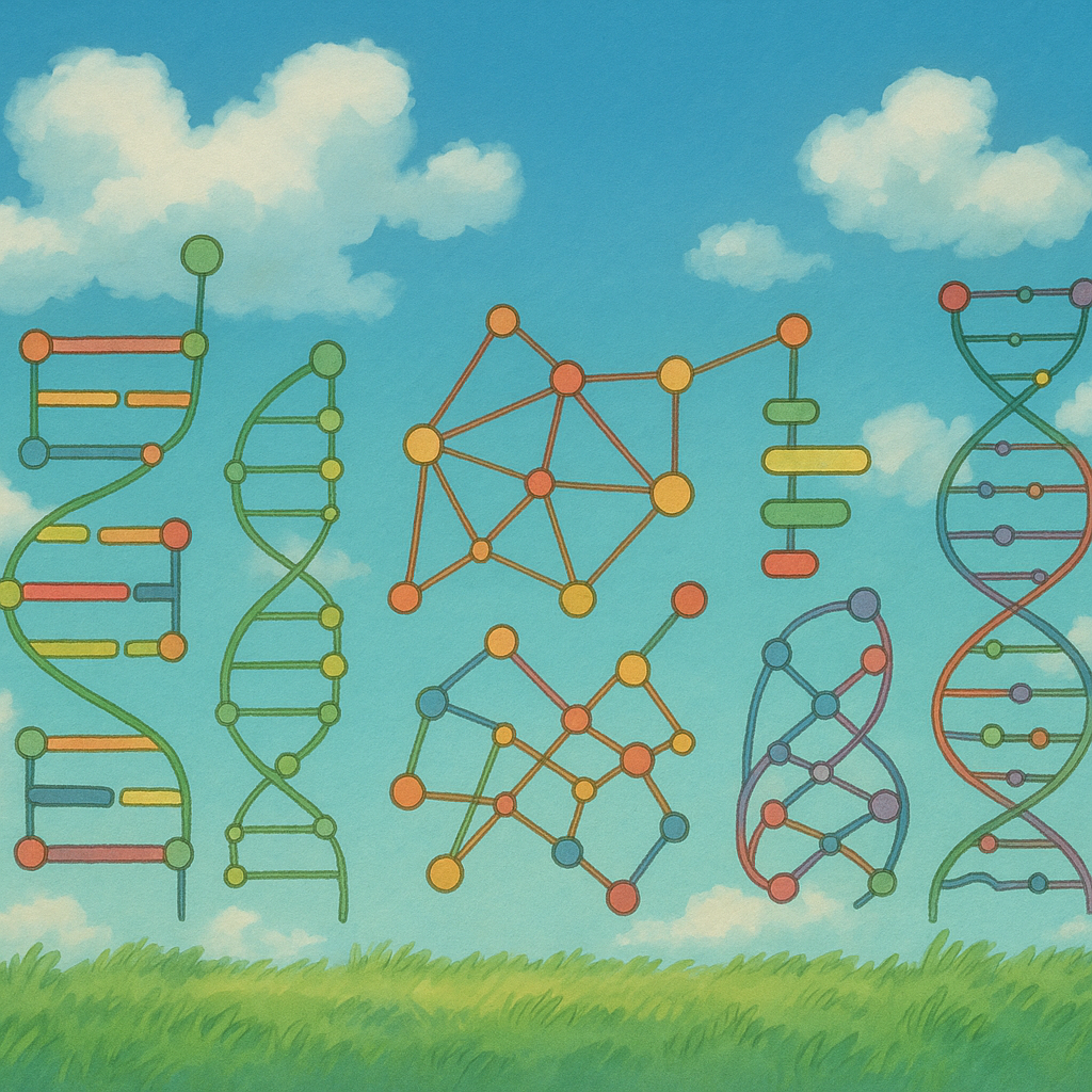 Multiomics Graph Analysis - DNA and network visualization