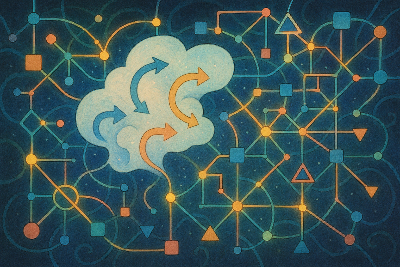 Medical Reasoning - AI brain and neural network visualization